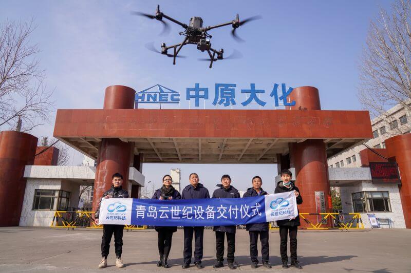 濮阳园区：无人机巡检新模式，助力化工安全出产保险